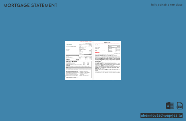 Kontoauszug der Bank of Aston (Vereinigtes Königreich) im Word- und PDF-Format, 3 Seiten, Beispielvorschau (Seite 1-2)